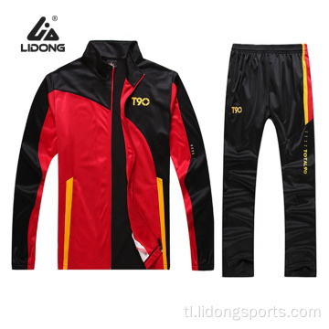 Pasadyang Sports Men Training Jogging Jacket Plain Soccer.